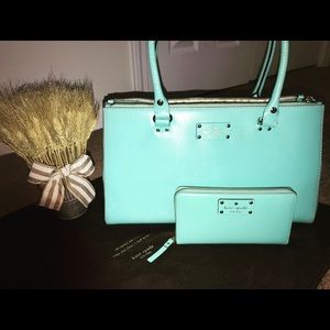 Kate Spade handbag with matching wallet HTF color